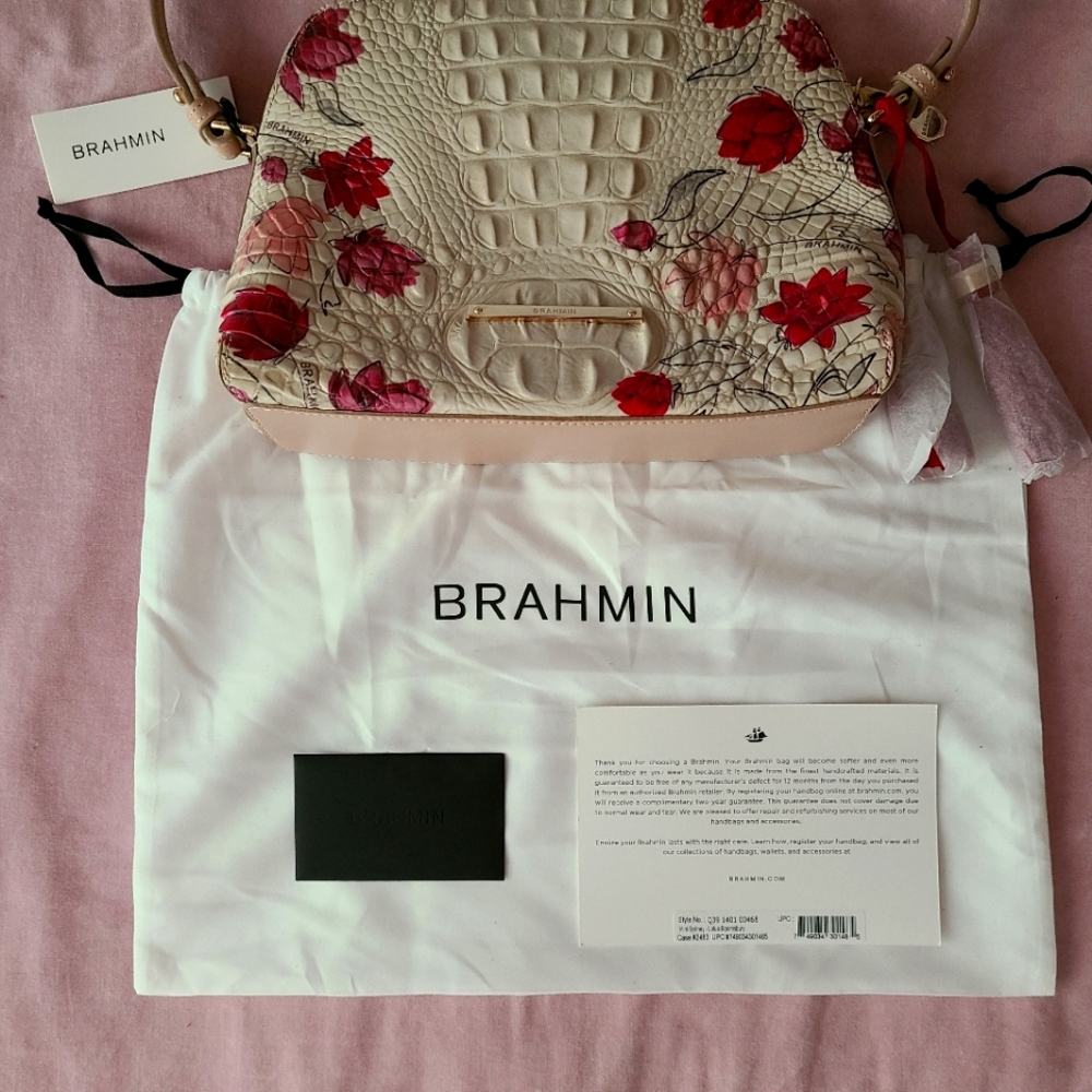 Brahmin Mini Sydney purse in Lotus Bloomsbury